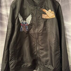 Cakeworthy Wizard of Oz Embroidered Bomber Jacket